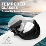 SCUBAPRO Zoom Ultra Clear �ift Caml� Dal�� Maskesi