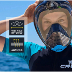 Cressi Bali Tam Y�z �norkel Maskesi