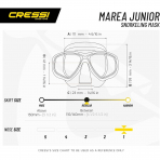Cressi Marea JR �ocuk �ift Caml� Dal�� ve �norkel Maskesi