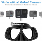 OCTOMASK GoPro Uyumlu �er�evesiz Dal�� Maskesi