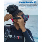 TUSA M-1011S Ino Pro Profesyonel Scuba Dal�� Maskesi
