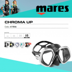 Mares Chroma Up Tek Caml� Profesyonel Dal�� Maskesi