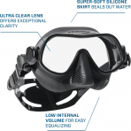 SCUBAPRO Steel Pro Tek Caml� Serbest Dal�� Maskesi
