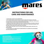Mares Pirate Junior �ocuk �ift Caml� �norkel Maskesi