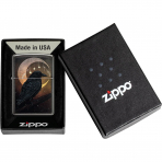 Zippo Raven Design Black Matte R�zgar Ge�irmez �akmak