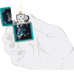 Zippo Refined Raccoon Translucent Black �akmak