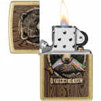 Zippo Rietveld Fishing Design Street Chrome �akmak