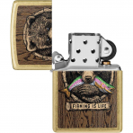 Zippo Rietveld Fishing Design Street Chrome �akmak
