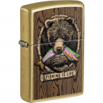 Zippo Rietveld Fishing Design Street Chrome �akmak