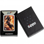 Zippo Stallion Design Street Chrome R�zgar Ge�irmez �akmak