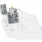 Zippo American Emblem Street Chrome R�zgar Ge�irmez �akmak