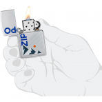 Zippo Mountain Design Street Chrome R�zgar Ge�irmez �akmak