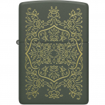Zippo Floral Mandala Design Armor R�zgar Ge�irmez Benzinli �akmak