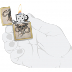 Zippo Design Street Chrome R�zgar Ge�irmez Benzinli �akmak