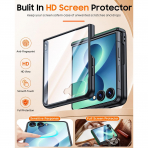 BSNRM Galaxy Z Flip 8 �nce Koruyucu K�l�f-Green