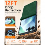 BSNRM Galaxy Z Flip 8 �nce Koruyucu K�l�f-Green