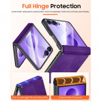 BSNRM Galaxy Z Flip 8 �nce Koruyucu K�l�f-Purple