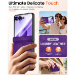 BSNRM Galaxy Z Flip 8 �nce Koruyucu K�l�f-Purple