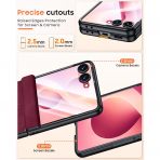 BSNRM Galaxy Z Flip 8 �nce Koruyucu K�l�f-Red
