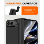 NINKI iPhone Duo Manyetik Gizli Standl� Mente�eli K�l�f-Black