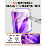 NINKI iPhone Duo Manyetik Gizli Standl� Mente�eli K�l�f-Purple