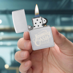 Zippo Johnny Cash Man in Black Logo Design �akmak