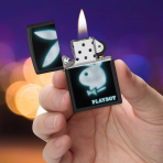 Zippo Playboy Blur Design Black Matte �akmak