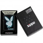 Zippo Playboy Blur Design Black Matte �akmak