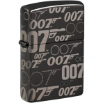 Zippo James Bond 007 Logo Design High Polish Black �akmak