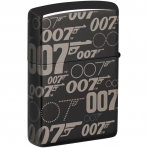 Zippo James Bond 007 Logo Design High Polish Black �akmak