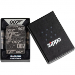 Zippo James Bond 007 Logo Design High Polish Black �akmak