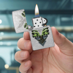 Zippo Phoenix Tree Design Street Chrome �akmak