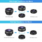 UMTELE Akll Telefon Kamera Lens Seti