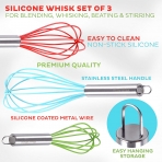 Wired Whisk Silikon ��rp�c� Seti (3 Par�a)