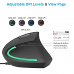 Autley Kablolu Vertical Ergonomik Mouse