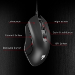 Redimp Kablolu Oyun Ergonomik Mouse