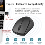 Huifen Type C Wireless Ergonomik Mouse