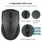 Huifen Type C Wireless Ergonomik Mouse