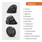 J-Tech Digital Wireless Ergonomick Vertical Mouse