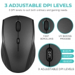 VIVI SKY Type C Wireless Ergonomik Mouse