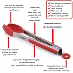 POPCO K�rm�z� Silikon Mutfak Ma�as� (3 Adet)