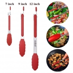 POPCO K�rm�z� Silikon Mutfak Ma�as� (3 Adet)