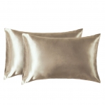 Bedsure Saten Bronz Yastk Klf (2 Adet)