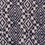 DII Rustik Desenli Battaniye 152x127cm (Lacivert)