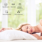 Bambu Yastk Klf (2 Adet) (Beyaz)