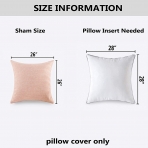 HOME BRILLIANT Dekoratif 2l Yastk Klf (Avokado Yeili) 66cm