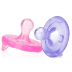 Nuby %100 Doal Silikon Emzik (6-12 Ay)(2 Adet)