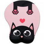 excovip Pembe Kedili Ergonomik Mouse Pad
