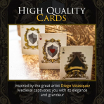 Medieval Temal� �zel Tasar�m Oyun Kartlar�-Gold