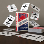 Bicycle American Flag Poker Boy Oyun Kartlar�-WWII Spotter (Red)